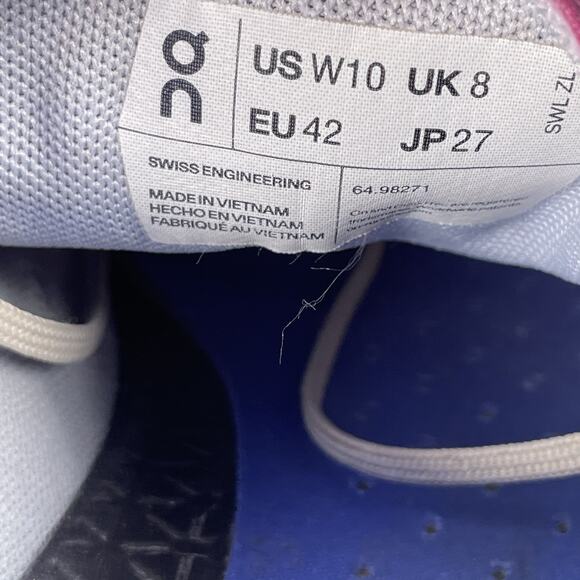 On CloudVista Women’s Size 10 Heather Rhubarb Running Shoes Athletic Sneaker GUC - Picture 9 of 9